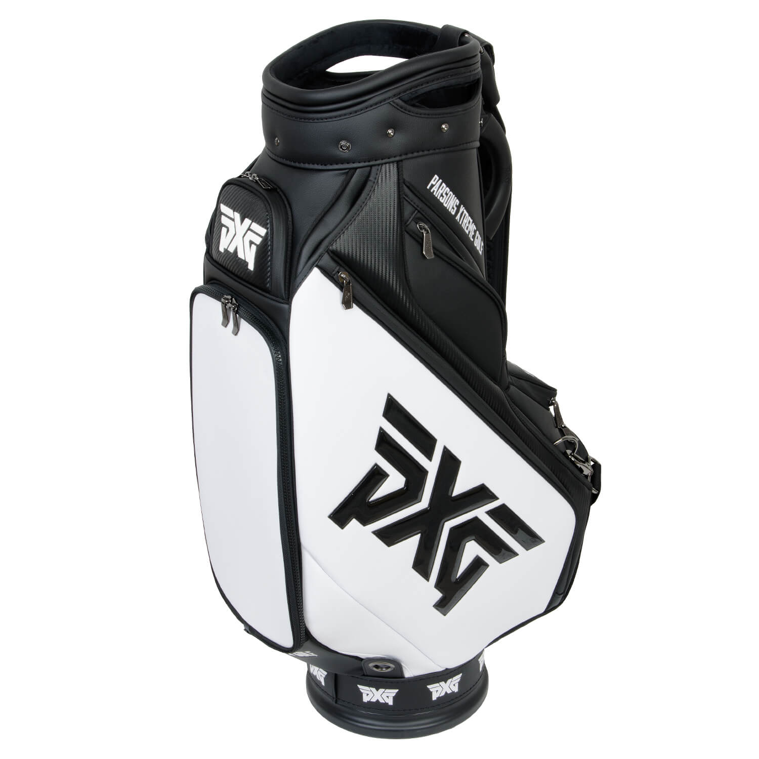 PXG Golf Tour Staff Bag Black/White Scottsdale Golf